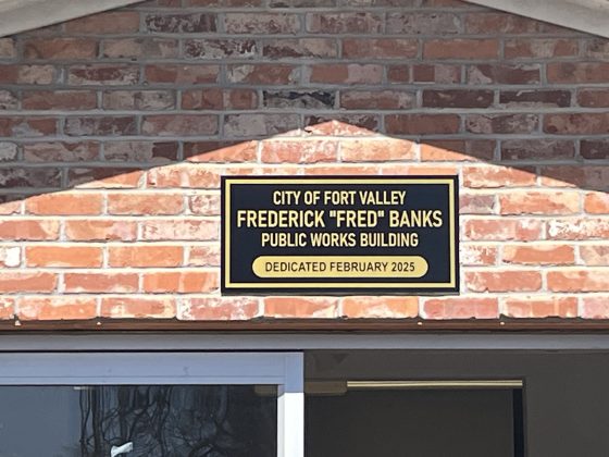 The City of Fort Valley Public Works Building dedicated to Mr. Fred Banks